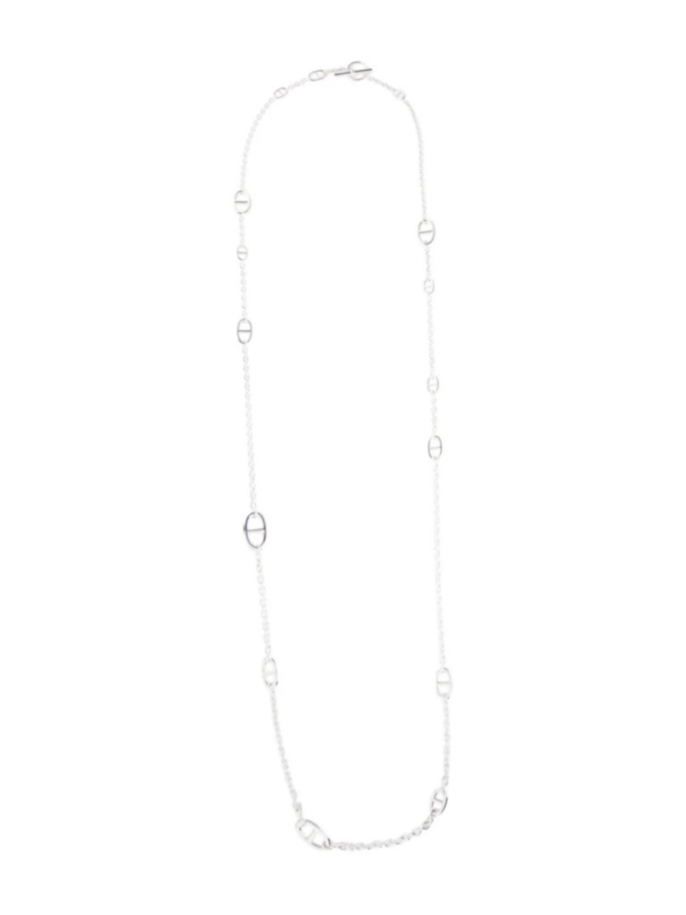 Hermès Farandole 120 Long Necklace Sterling Silver